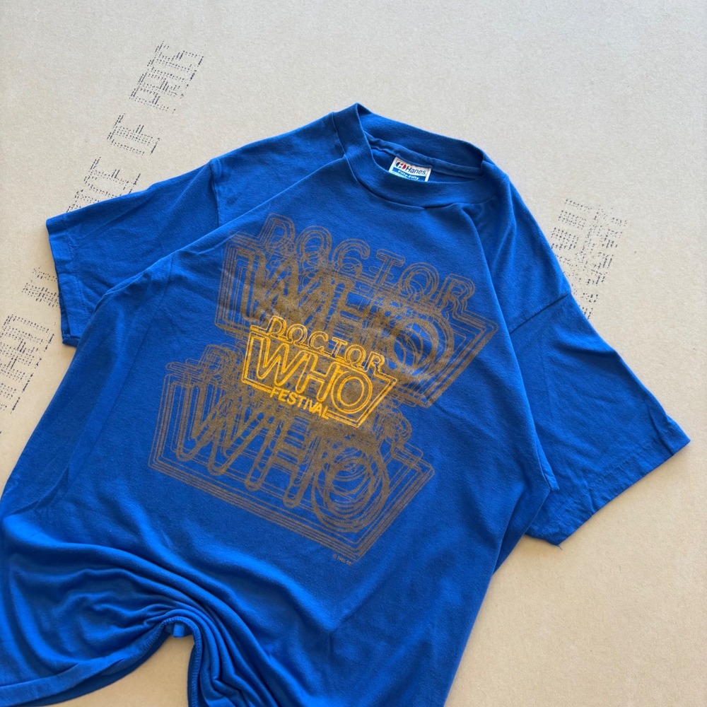 Vintage 80s Hanes Doctor Who Festival T-shirt